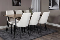 Spisestol Leone 2-pakk – hvit