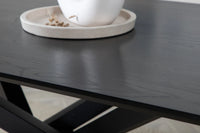 Spisebord Piazza 180 x 90 – svart