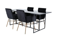 Spisegruppe 200 x 90 – svart