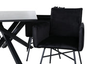 Spisegruppe Petra & Piazza 180 x 90 – svart
