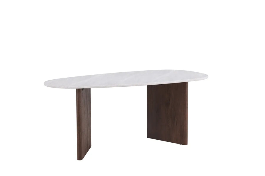 Spisebord ovalt 180 x 90 – lys grå