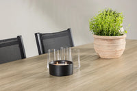 Spisegruppe Copacabana & Merlo 2-pakk 200 x 90 – svart og hvit