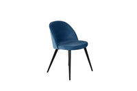 Spisestol Velvet 2-pakk – blå