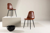Spisestol Polar 2-pakk – brun