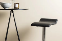 Barstol Jonna & Bistro 2-pakk + barbord ⌀60 – svart