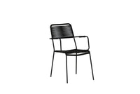 Spisestol Lindos 2-pakk – svart