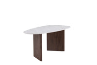 Spisebord ovalt 180 x 90 – lys grå