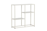 Sidebord Staal 80 x 80 x 26 – beige
