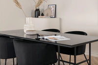 Spisegruppe Berit & Leif 200 x 90 – svart