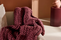 Pledd Kate 170 x 130 – vinrød