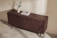 Skap Björkön 150x42x75 – mocca