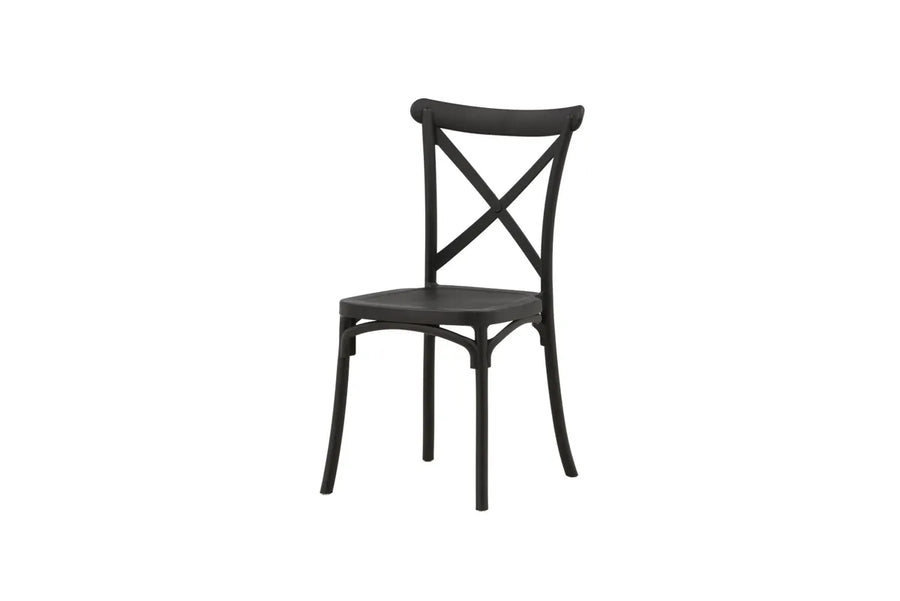 Spisestol Crosett 2-pakk – svart