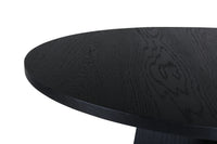 Spisebord Bootcut rundt ⌀110 – svart