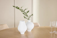 Spisestol Night & Strada 2-pakk – beige + Spisebord rektangulært ⌀120 – whitewash