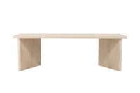 Rektangulært spisebord Skagen 240 x 100 – beige