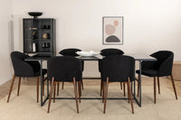 Spisegruppe Arch & Leif 2-pakk 200 x 90 – svart