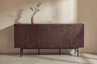 Skap Björkön 150x42x75 – mocca