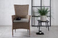 Spisestol Toscana 2-pakk – beige