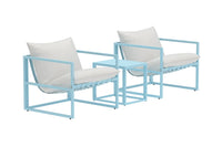 Loungegruppe Messina – lys blå