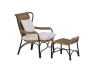 Loungelenestol Loreto – svart