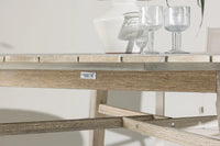 Spisebord Rives rundt ⌀150 – hvitvasket