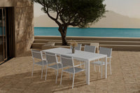 Spisegruppe Copacabana & Break 2-pakk 205 x 90 – grå og hvit
