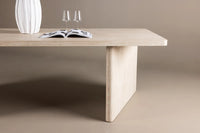 Rektangulært spisebord Skagen 240 x 100 – beige