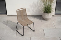 Spisestol Lindos 2-pakk – brun
