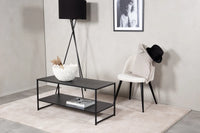 Sofabord Staal 102 x 45 – svart