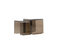 Sidebord Telemark 42 x 42cm, 36 x 36cm – brun