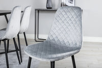 Spisegruppe Polar & Marina 2-pakk 180 x 90 – grå og svart
