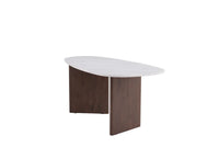 Spisebord ovalt 180 x 90 – lys grå