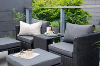 Loungegruppe Quad – svart