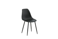 Spisestol Polar 2-pakk – svart