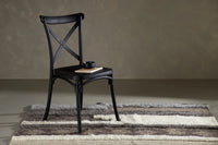 Spisestol Crosett 2-pakk – svart