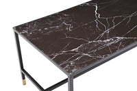 Sofabord Dipp 130 x 60 – svart