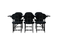 Spisegruppe Stella & Astrid 2-pakk 200 x 90 – svart