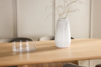Spisegruppe Edina & Stjärnö 2-pakk + Ovalt 200 x 90 – brun og natur