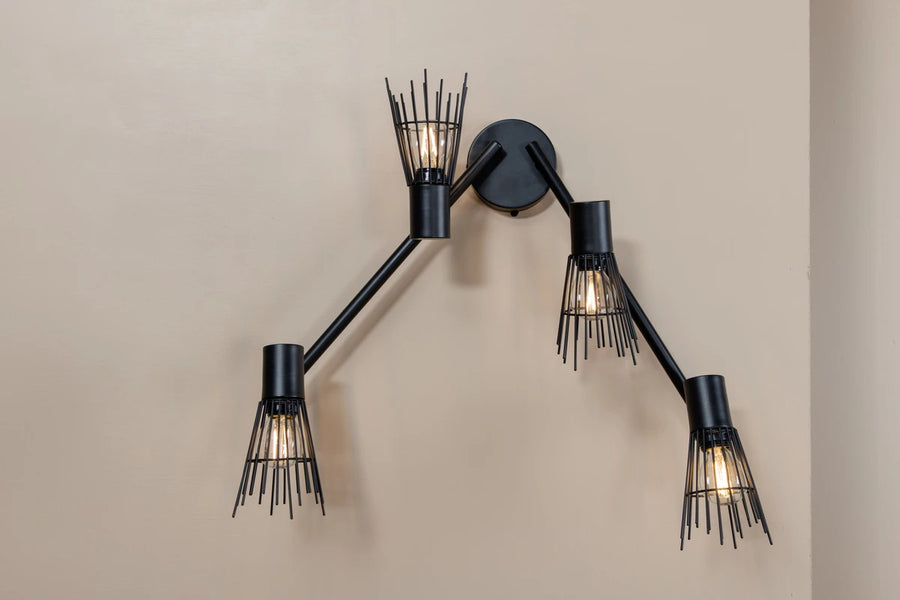 Vegglampe Pico – svart