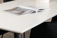 Spisegruppe Berit & Jimmy 195 x 90 – svart og hvit