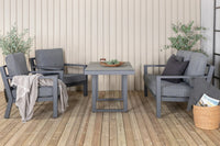 Sofagruppe Barcelona – svart og grå