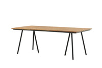 Rektangulært spisebord Chan 200 × 100 – natur