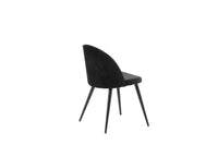Spisestol Velvet 2-pakk – svart