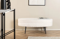 Puff Otto 40 x 41 x 100 – hvit