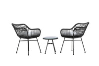 Loungegruppe Viga – svart