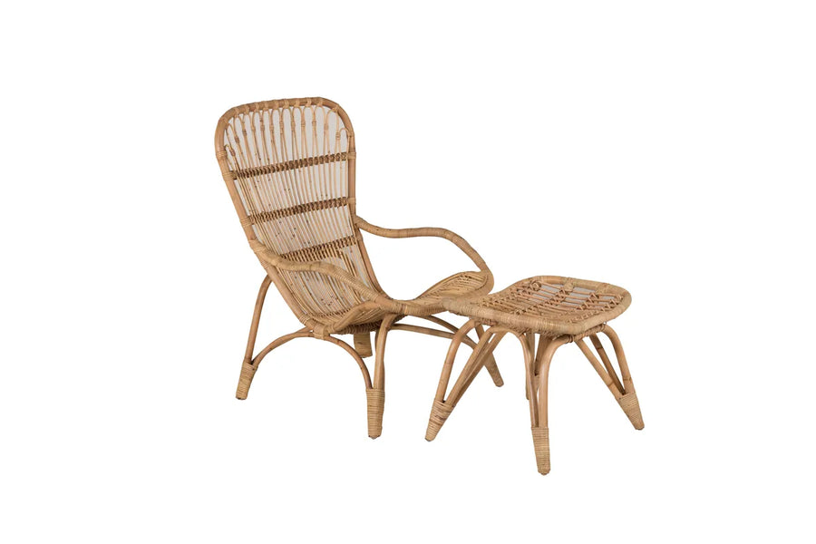 Loungelenestol Ella – offwhite