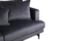 Sofa 3-seter Sofia – mørk grå