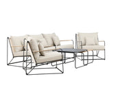 Sofagruppe Palazzo – svart og beige