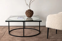 Sofabord Skanör 90 x 90 – svart