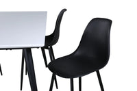 Spisegruppe 2-pakk Jimmy & Polar 150 x 90 – hvit og svart